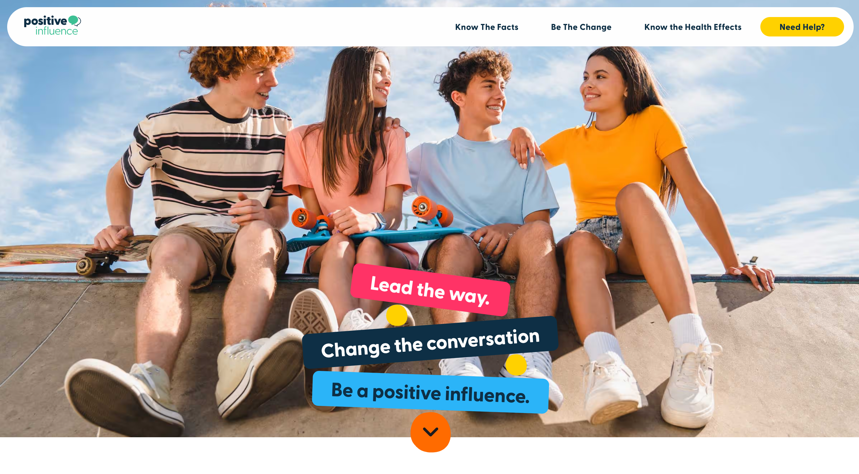 positive influence homepage